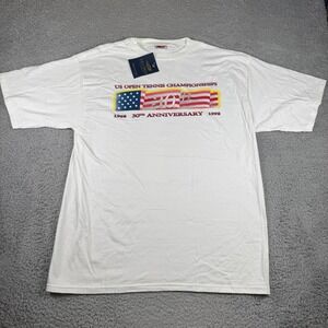 NWT Vintage 1998 US Open Tennis Championships T Shirt USA Made USTA Large 90s